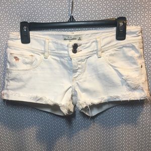 Abercrombie White Shorts